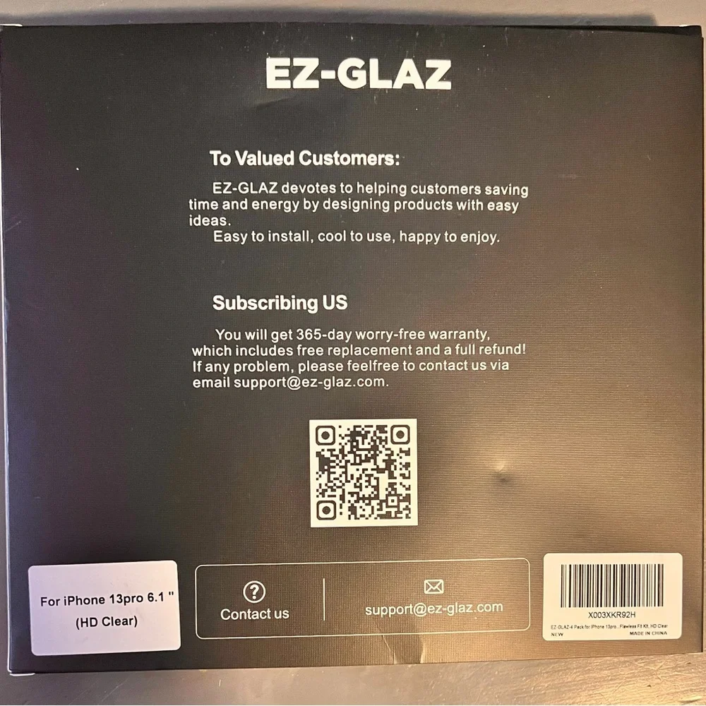 EZ-GLAZ Screen Protectors for iPhone 13 Pro
